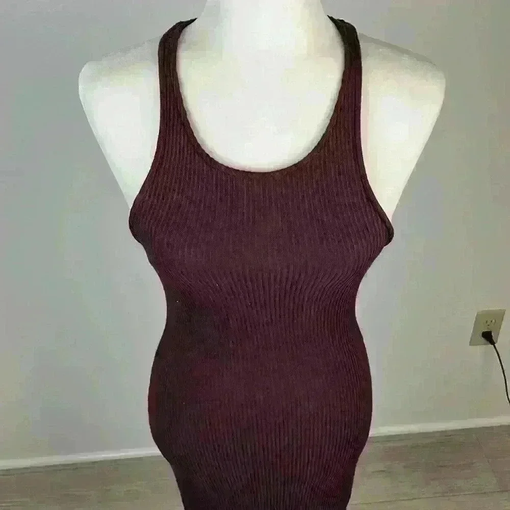 Don’t Ask Why Ribbed Bodycon Dress OS
